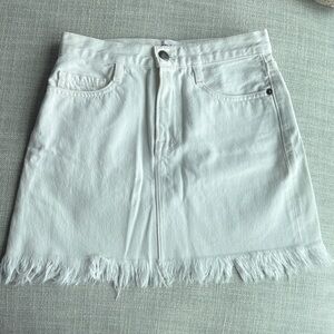 FRAME Denim Ivory Button Skirt size 23